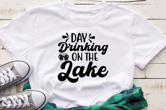Download Day Drinking on the Lake Svg Design - Lake Collection
