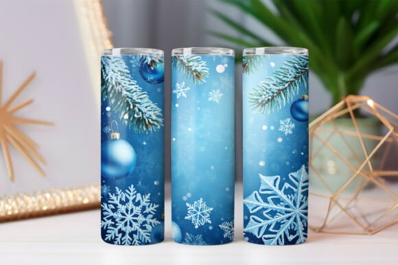 Download Blue Christmas Snowflakes Sublimation - Lake Collection