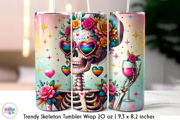 Download Trendy Skeleton Tumbler Sublimation - Tumbler sublimation Collection