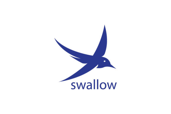 Download Swallow Bird Logo Flying Color Design Ve - Premium Resources