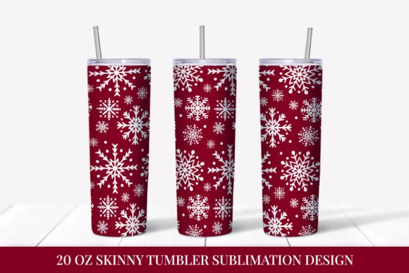 Download Red Winter Tumbler Sublimation Wrap PNG - Tumbler sublimation Collection